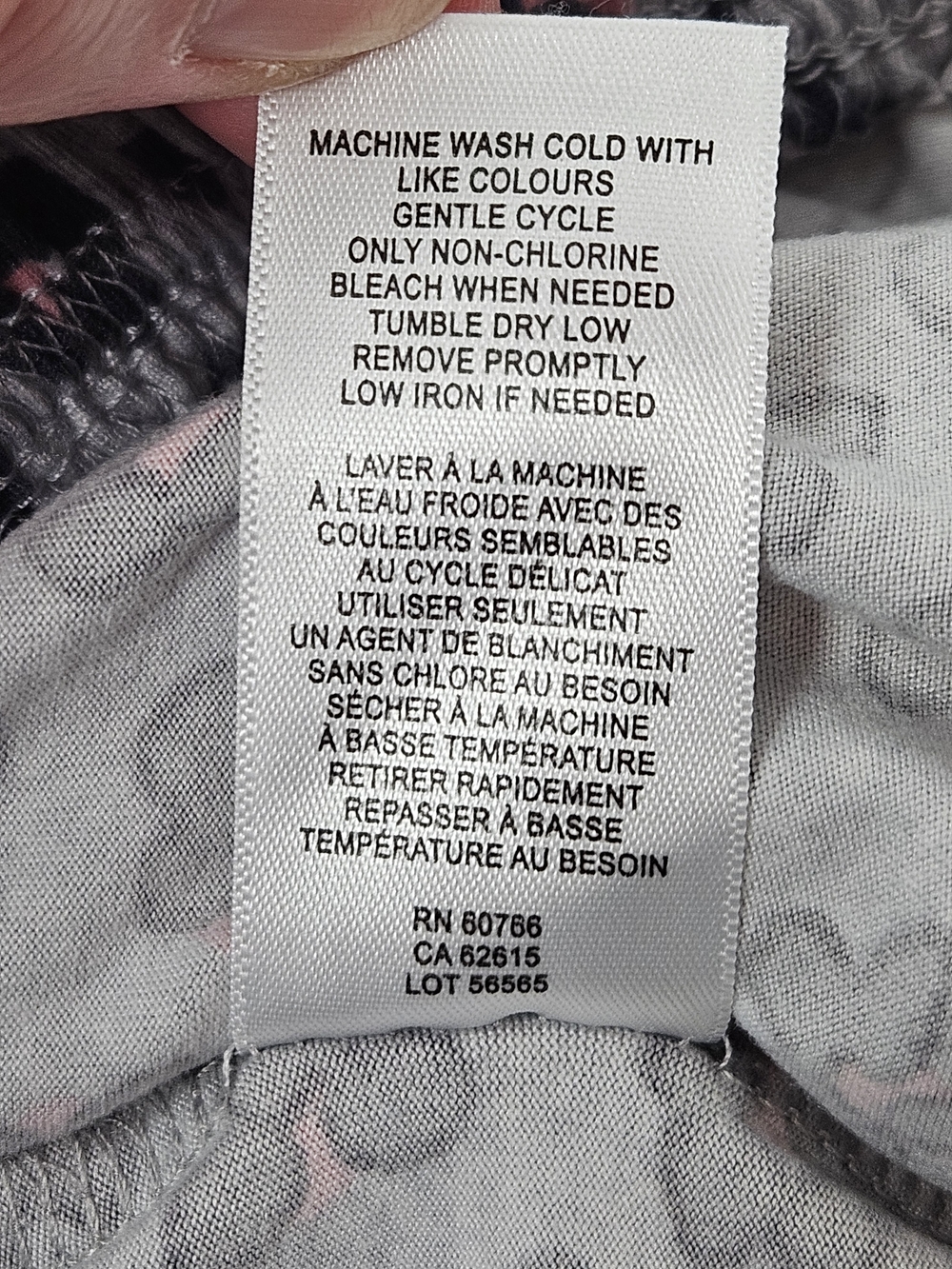 kate spade Gray Floral Print Shorts Pajama Set Pink Accents Summer Pajamas XL - Picture 10 of 16